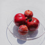 Molten 1090 hand blown glass FLECK gold bowl