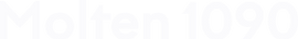 molten 1090 wordmark logo white